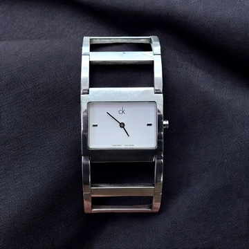 Calvin Klein Dress XL White Swiss Made Karóra