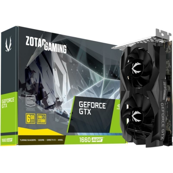 ZOTAC GeForce GTX 1660 SUPER TWIN FAN 6GB GDDR6 192bit Videokártya