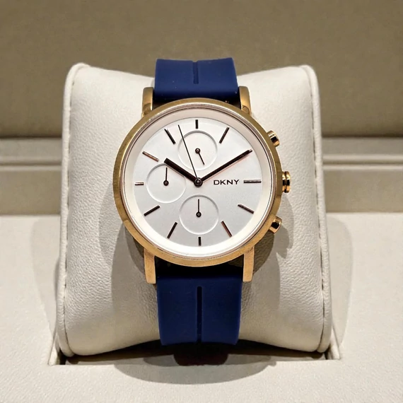 DKNY RoseGold Chronograph Silver