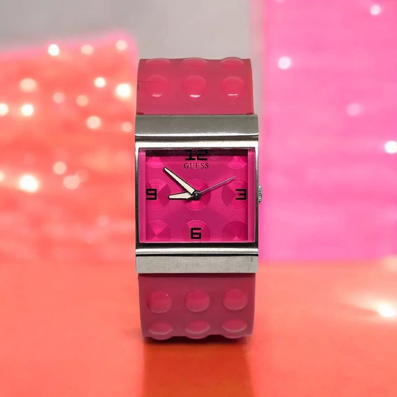 Guess Pink Jelly Karóra