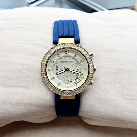 Michael Kors Gold Crystal Chronograph