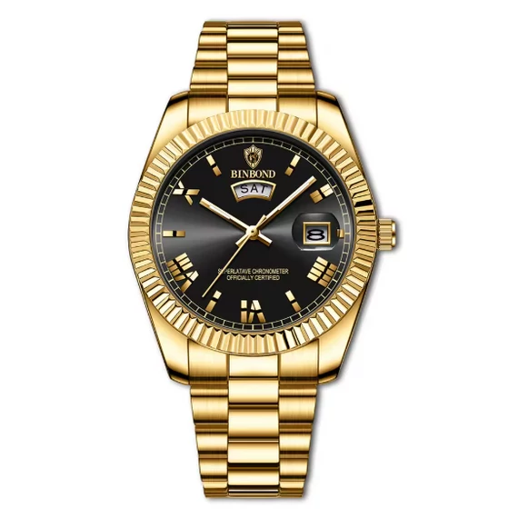 BINBOND DAY-DATE GOLD Quartz